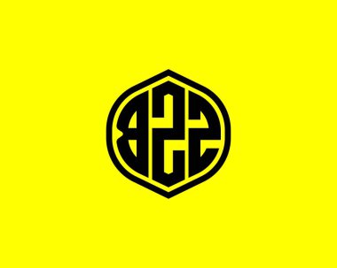 BZZ Logo tasarım vektör şablonu. BZZ