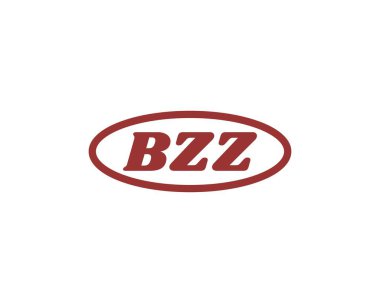 BZZ Logo tasarım vektör şablonu. BZZ