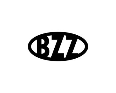 BZZ Logo tasarım vektör şablonu. BZZ