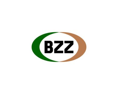 BZZ Logo tasarım vektör şablonu. BZZ
