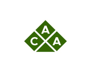 CAA logo tasarım vektör şablonu. CAA