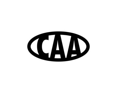 CAA logo tasarım vektör şablonu. CAA