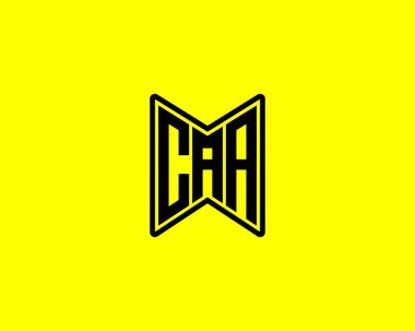 CAA logo tasarım vektör şablonu. CAA