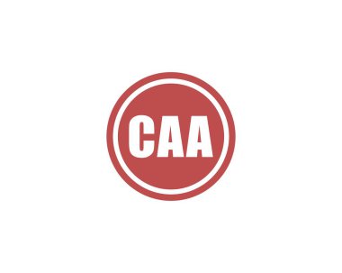 CAA logo tasarım vektör şablonu. CAA