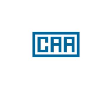 CAA logo tasarım vektör şablonu. CAA