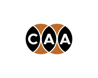 CAA logo tasarım vektör şablonu. CAA