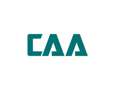 CAA logo tasarım vektör şablonu. CAA
