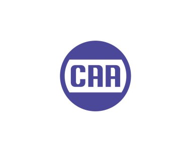 CAA logo tasarım vektör şablonu. CAA