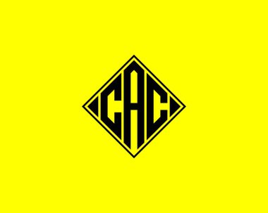 CAC Logo tasarım vektör şablonu. CAC