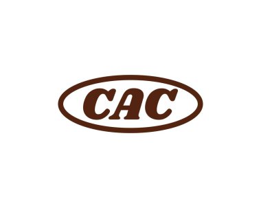 CAC Logo tasarım vektör şablonu. CAC
