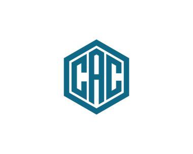 CAC Logo tasarım vektör şablonu. CAC