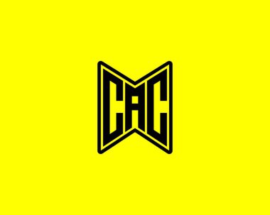 CAC Logo tasarım vektör şablonu. CAC
