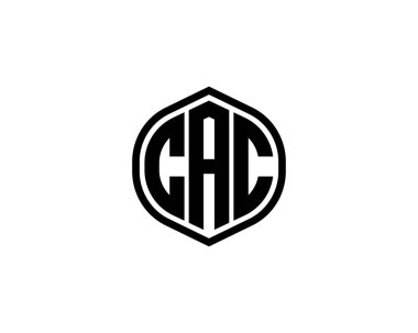 CAC Logo tasarım vektör şablonu. CAC
