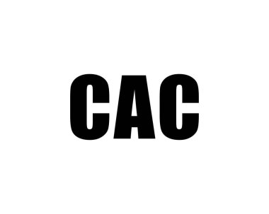CAC Logo tasarım vektör şablonu. CAC