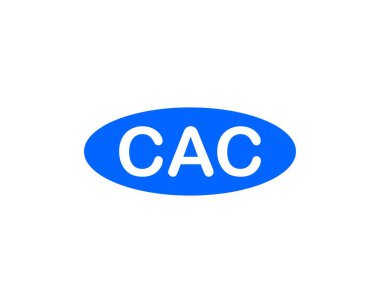 CAC Logo tasarım vektör şablonu. CAC