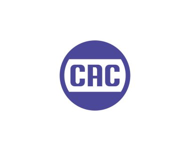 CAC Logo tasarım vektör şablonu. CAC