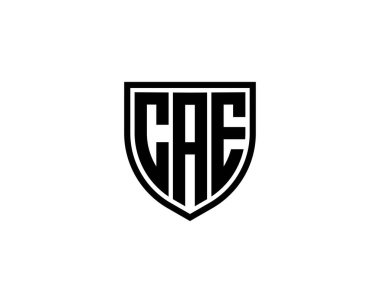 CAE logo tasarım vektör şablonu. CAE