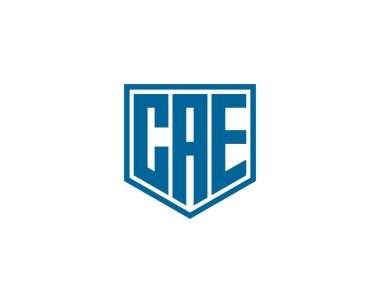 CAE logo tasarım vektör şablonu. CAE