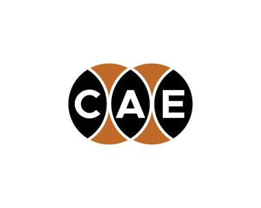 CAE logo tasarım vektör şablonu. CAE