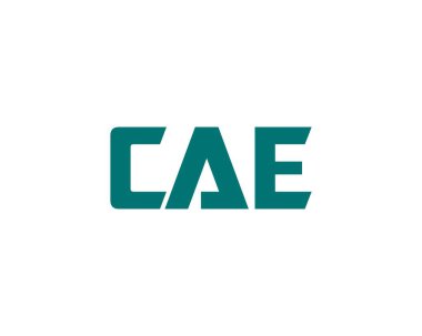 CAE logo tasarım vektör şablonu. CAE
