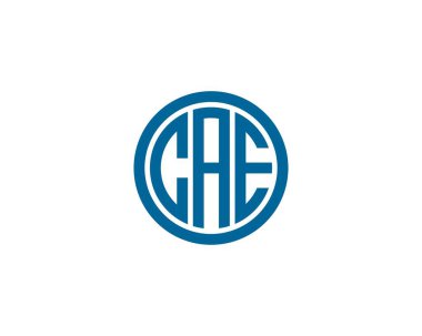 CAE logo tasarım vektör şablonu. CAE