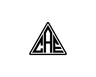 CAE logo tasarım vektör şablonu. CAE