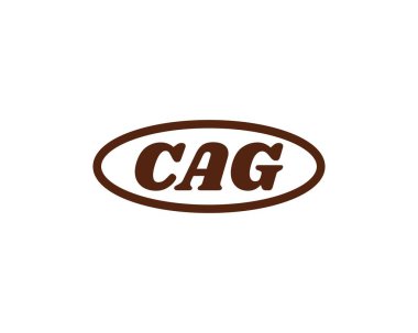 CAG Logo tasarım vektör şablonu. CAG