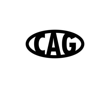 CAG Logo tasarım vektör şablonu. CAG
