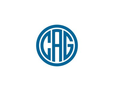 CAG Logo tasarım vektör şablonu. CAG