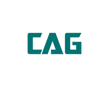 CAG Logo tasarım vektör şablonu. CAG