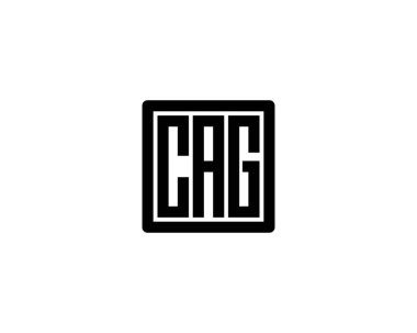 CAG Logo tasarım vektör şablonu. CAG