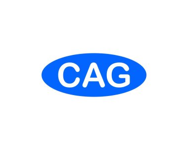 CAG Logo tasarım vektör şablonu. CAG