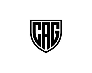 CAG Logo tasarım vektör şablonu. CAG