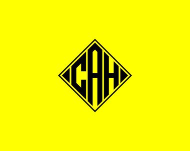 CAH logo tasarım vektör şablonu. CAH