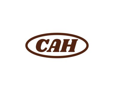 CAH logo tasarım vektör şablonu. CAH