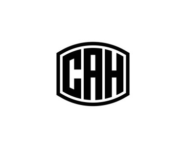 CAH logo tasarım vektör şablonu. CAH