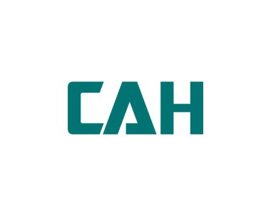 CAH logo tasarım vektör şablonu. CAH