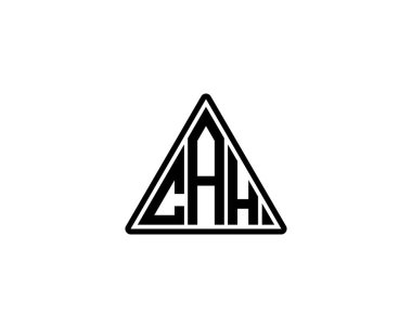 CAH logo tasarım vektör şablonu. CAH