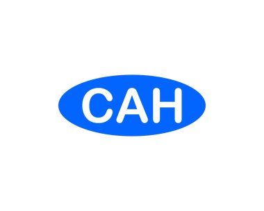 CAH logo tasarım vektör şablonu. CAH