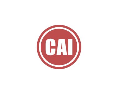 CAI logo tasarım vektör şablonu. CAI