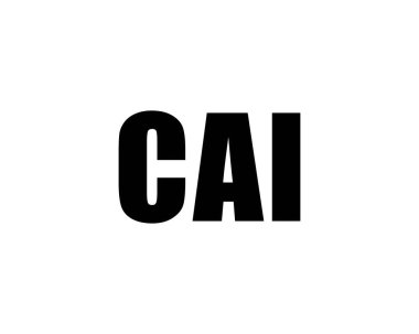 CAI logo tasarım vektör şablonu. CAI