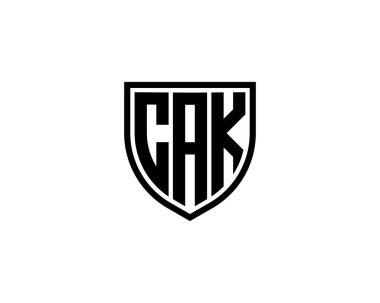 CAK logo tasarım vektör şablonu. CAK