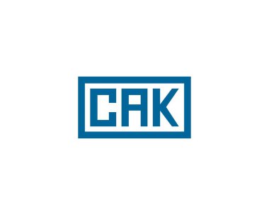 CAK logo tasarım vektör şablonu. CAK