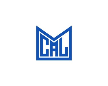 CAL logo tasarım vektör şablonu. CAL