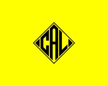CAL logo tasarım vektör şablonu. CAL
