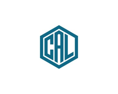 CAL logo tasarım vektör şablonu. CAL