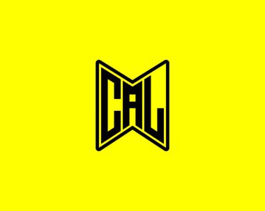 CAL logo tasarım vektör şablonu. CAL