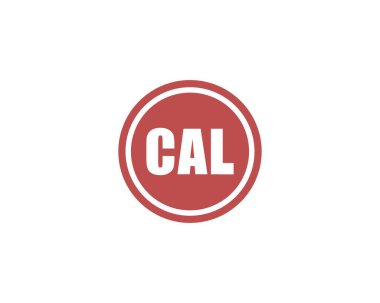 CAL logo tasarım vektör şablonu. CAL