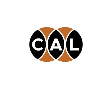 CAL logo tasarım vektör şablonu. CAL