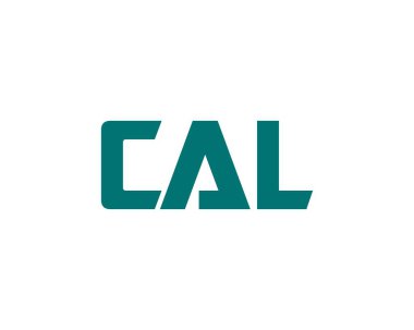 CAL logo tasarım vektör şablonu. CAL